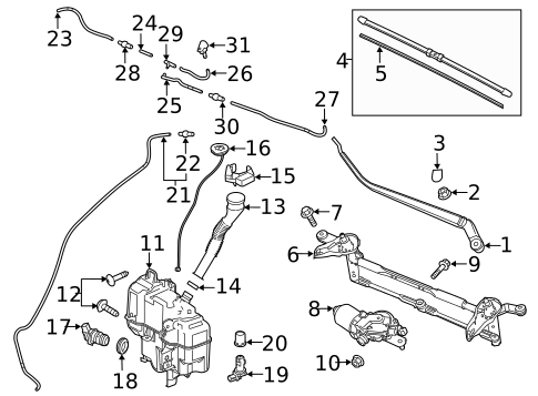 Wiper & Washer Components for 2018 Mazda 6 #0