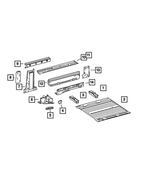 Floor Pans for 2007 Dodge Sprinter 2500 #0