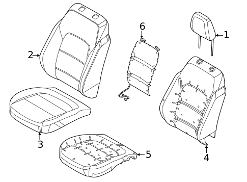 Air Bag Components for 2025 Ford Bronco Sport #2