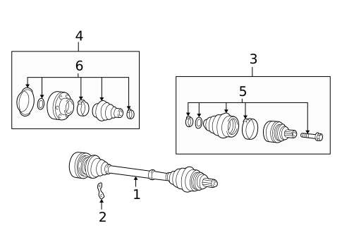 Drive Axles for 2007 Audi A4 Quattro #2