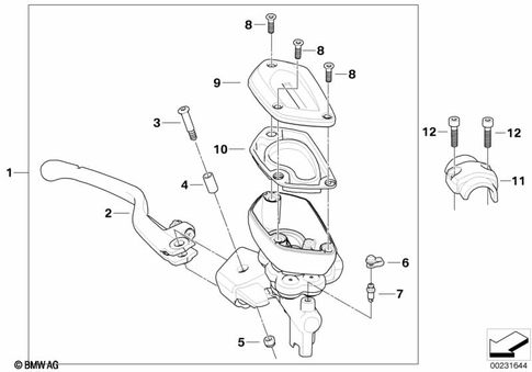 Control Assembly for 2011 BMW-Motorrad R 1200 RT #1