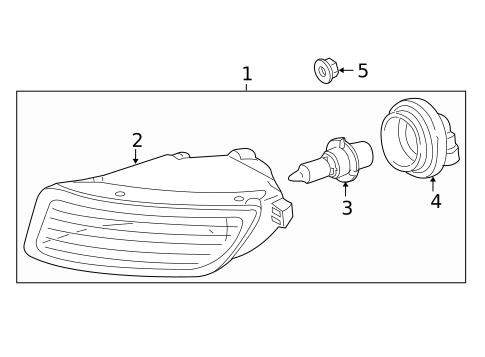 Bulbs - Chassis for 2003 Toyota Corolla #1