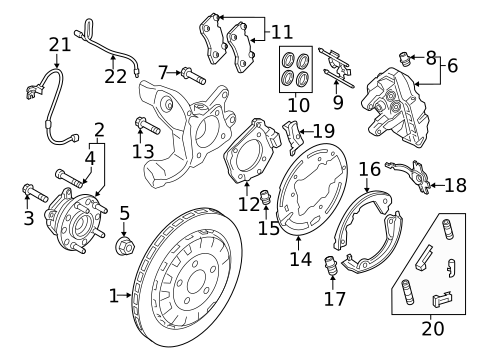Sensors for 2020 Ford Mustang #1