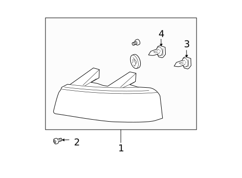 Headlamp Components for 2017 GMC Savana 2500 #1
