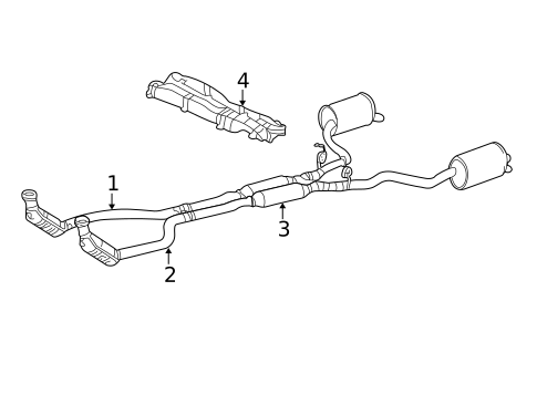 Exhaust Components for 2005 Ford Thunderbird #0