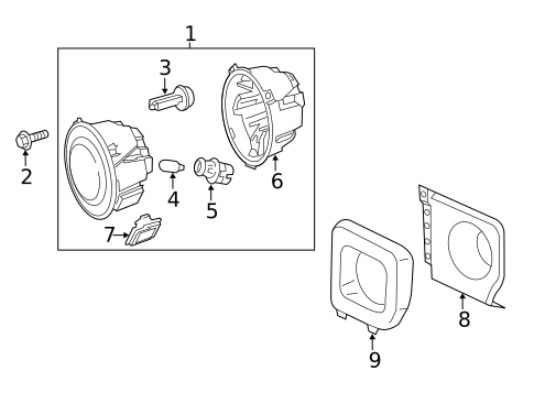 Bulbs - Chassis for 2018 Mercedes-Benz G63 AMG #1