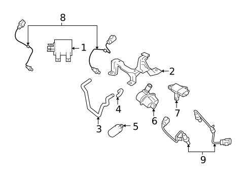 Emission Components for 2008 Volvo XC70 #0