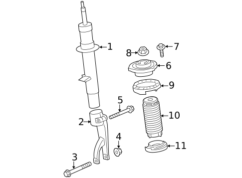 Struts & Components for 2023 BMW iX #1