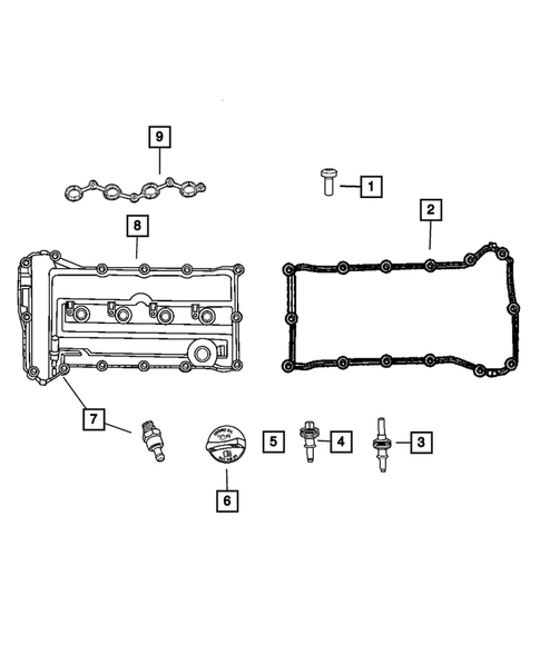 Cylinder Head for 2007 Dodge Caliber #1