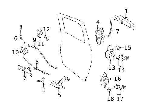 Rear Door for 2012 Ram 2500 #0