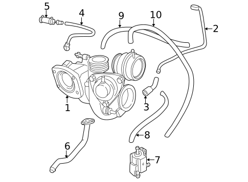 Turbocharger & Components for 2001 Volvo C70 #0