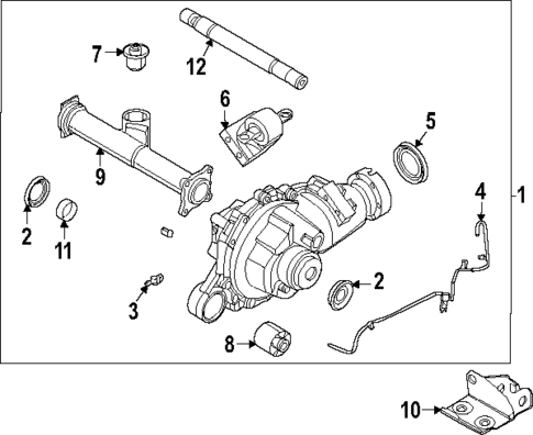 Carrier & Components for 2024 Ford Ranger #0