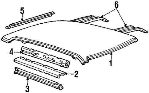 Roof for 1984 Ford LTD #1