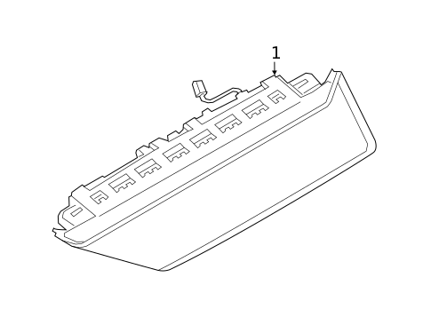 High Mounted Stop Lamp for 2020 BMW M850i xDrive #1
