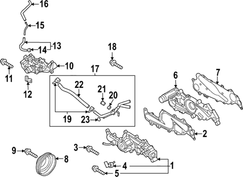 Water Pump for 2025 Genesis G90 #0