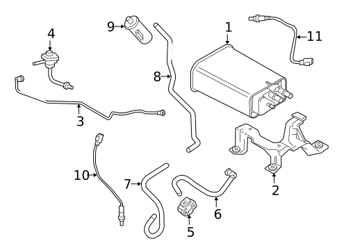 Emission Components for 2015 Volvo XC60 #0