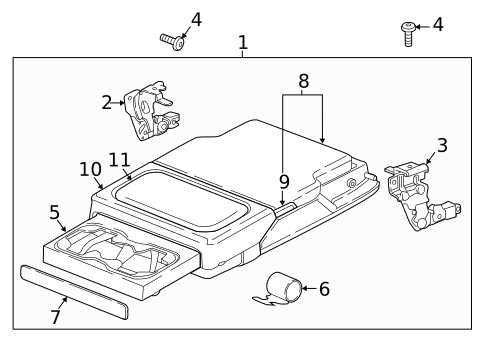 Rear Seat Components for 2018 Volvo V90 #3