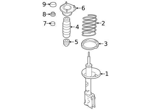 Rear Suspension for 2006 Hyundai Tiburon #2