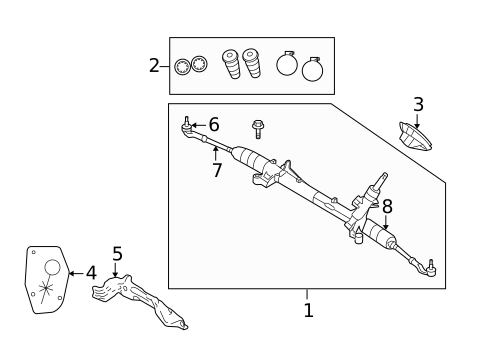 Steering Gear & Linkage for 2010 Volvo S40 #0