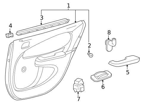 Door for 2001 Toyota Corolla #1
