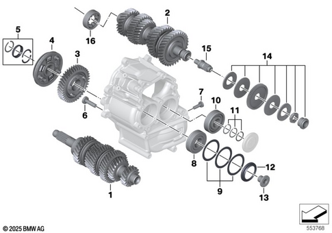 Transmission Shafts for 2017 BMW-Motorrad K 1600 GT #0