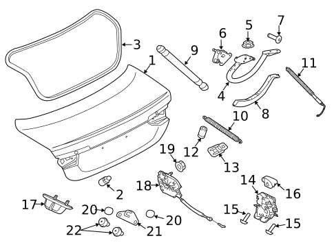 Trunk for 2020 Jaguar XE #0