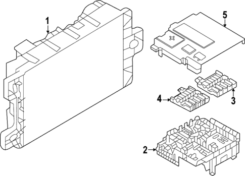 Fuse & Relay for 2023 Jaguar E-Pace #1