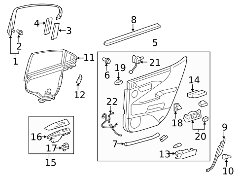Power Seats for 2015 Lexus LS460 #1