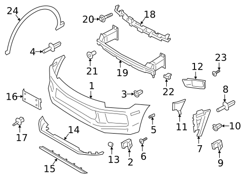 Bumper & Components - Front for 2022 Porsche Cayenne #0