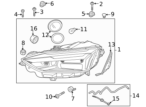 Headlamp Components for 2020 Audi A5 Quattro #3