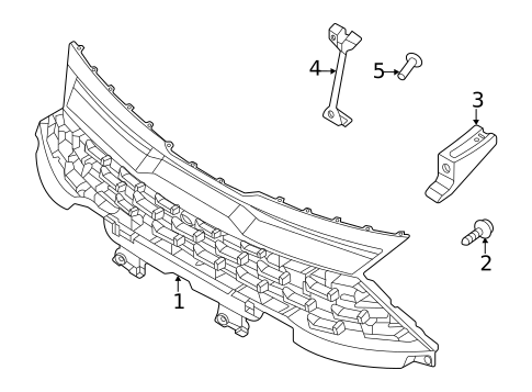Grille & Components for 2023 Kia Sportage #0