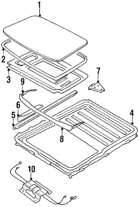 Sunroof for 1985 Mazda GLC #1