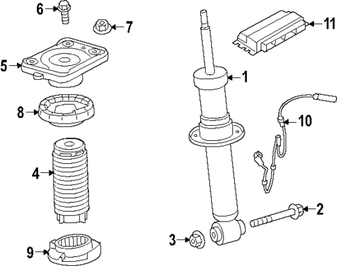Struts & Components for 2023 BMW XM #1