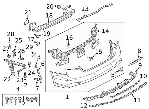 Bumper & Components - Rear for 2019 Audi S5 #0
