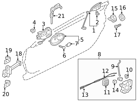 Front Door for 2009 Mitsubishi Eclipse #0
