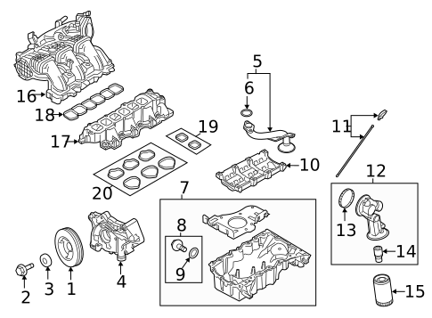 Intake for 2010 Lincoln MKS #0