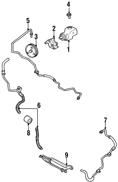 Pump & Hoses for 1996 Cadillac Eldorado #0