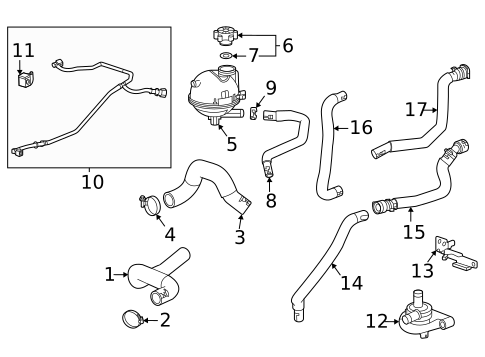 Hoses & Lines for 2025 Chevrolet Silverado 2500 HD #2
