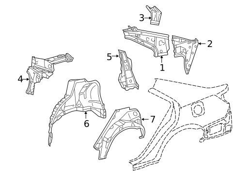 Inner Structure for 2018 Lexus ES350 #0