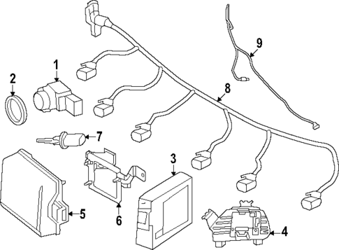 Electrical Components for 2024 Mercedes-Benz EQE SUV AMG® #2