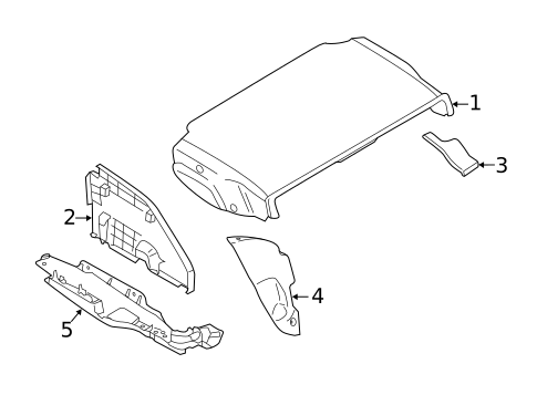 Interior Trim - Top for 2014 BMW 428i #1