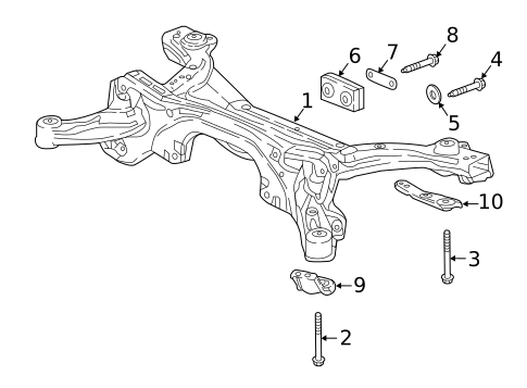 Suspension Mounting for 2017 Honda CR-V #0