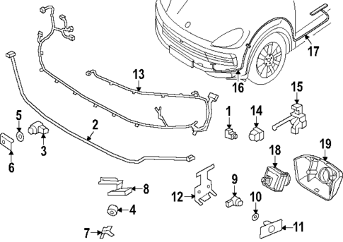 Electrical Components for 2024 Porsche Cayenne #1