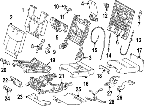 Third Row Seats for 2024 Lexus GX550 #1