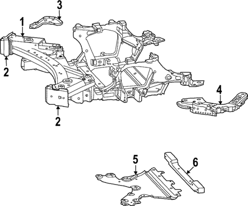 Suspension Mounting for 2022 Jeep Grand Cherokee L #0