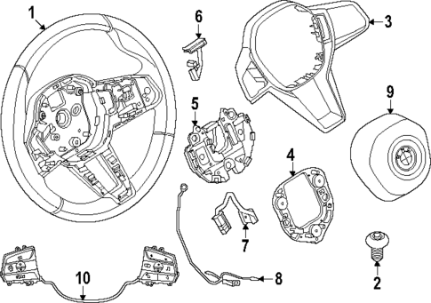 Steering Wheel & Trim for 2025 BMW X2 #0