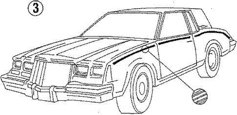 Stripe Tape for 1985 Buick Riviera #0