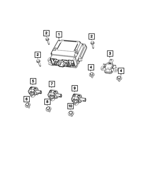 Keys, Modules and Engine Controllers for 2021 Dodge Challenger #16