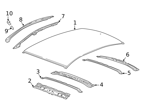 Roof & Components for 2018 Buick LaCrosse #0