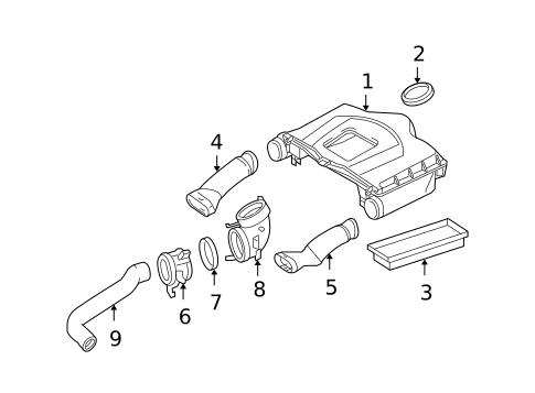 Air Intake for 2006 Mercedes-Benz C230 #0